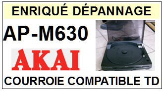 AKAI-APM630 AP-M630-COURROIES-COMPATIBLES