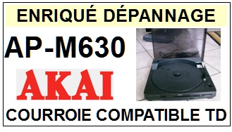 AKAI-APM630 AP-M630-COURROIES-ET-KITS-COURROIES-COMPATIBLES