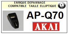 AKAI-APQ70 AP-Q70-POINTES-DE-LECTURE-DIAMANTS-SAPHIRS-COMPATIBLES