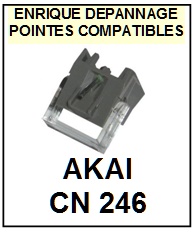 AKAI CN246  <br>Pointe sphrique d'origine (<B>original stylus</b>)<small> mars-2017</small>