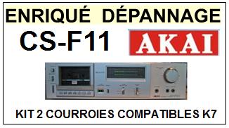 AKAI-CSF11 CS-F11-COURROIES-COMPATIBLES