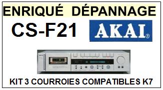 AKAI-CSF21 CS-F21-COURROIES-COMPATIBLES