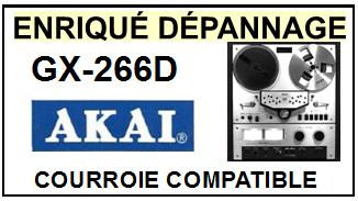 AKAI-GX266D GX-266D-COURROIES-COMPATIBLES