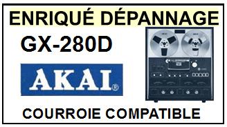 AKAI-GX280D GX-280D-COURROIES-COMPATIBLES