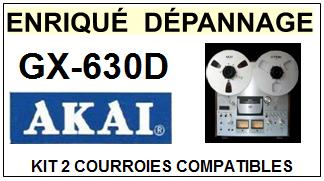 AKAI-GX630D GX-630D-COURROIES-COMPATIBLES