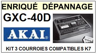 AKAI-GXC40D GXC-40D-COURROIES-ET-KITS-COURROIES-COMPATIBLES