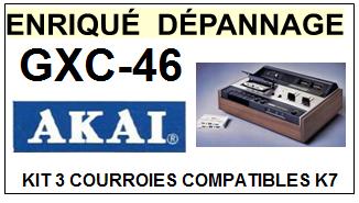 AKAI-GXC46 GXC-46-COURROIES-ET-KITS-COURROIES-COMPATIBLES