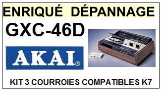 AKAI-GXC46D GXC-46D-COURROIES-COMPATIBLES