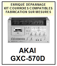 AKAI-GXC570D GXC-570D-COURROIES-ET-KITS-COURROIES-COMPATIBLES