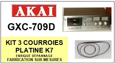 AKAI-GXC709D GXC-709D-COURROIES-COMPATIBLES