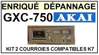 AKAI-GXC750 GXC-750-COURROIES-COMPATIBLES