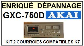 AKAI-GXC750D GXC-750D-COURROIES-COMPATIBLES