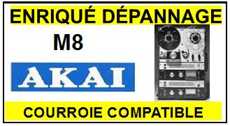 AKAI-M8-COURROIES-COMPATIBLES