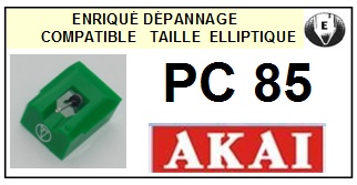 AKAI PC85 <br>Pointe Diamant Elliptique (stylus)<small> 2016-01</small>