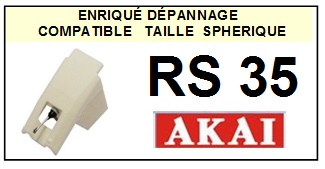 AKAI-RS35 RS-35-POINTES-DE-LECTURE-DIAMANTS-SAPHIRS-COMPATIBLES