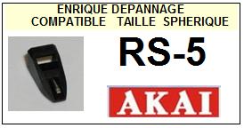 AKAI-RS5 RS-5-POINTES-DE-LECTURE-DIAMANTS-SAPHIRS-COMPATIBLES