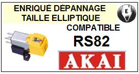 AKAI  RS82    Cellule de remplacement  avec diamant Elliptique