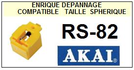 AKAI-RS82 RS-82-POINTES-DE-LECTURE-DIAMANTS-SAPHIRS-COMPATIBLES