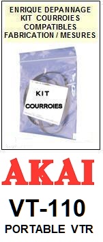 AKAI-VT110 VT-110-COURROIES-COMPATIBLES