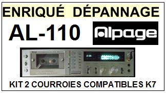 ALPAGE-AL110 AL-110-COURROIES-COMPATIBLES