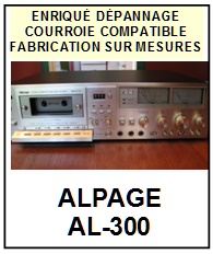 ALPAGE-AL300 AL-300-COURROIES-COMPATIBLES