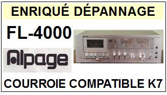 ALPAGE-FL4000 FL-4000-COURROIES-COMPATIBLES