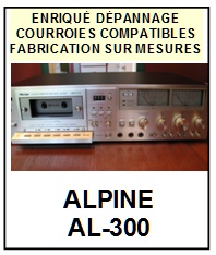 ALPINE-AL300 AL-300-COURROIES-COMPATIBLES