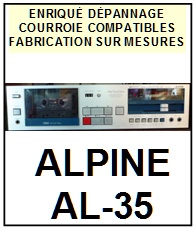 ALPINE-AL35 AL-35-COURROIES-COMPATIBLES