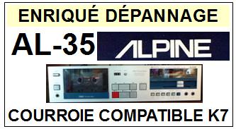 ALPINE-AL35 AL-35-COURROIES-COMPATIBLES