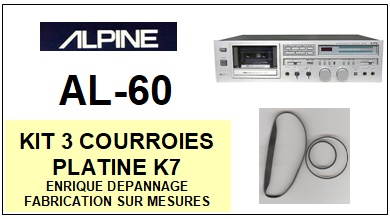 ALPINE-AL60-COURROIES-COMPATIBLES