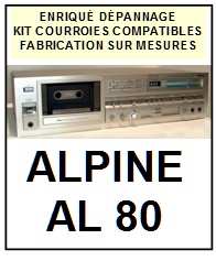 ALPINE-AL80-COURROIES-COMPATIBLES