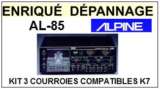 ALPINE-AL85 AL-85-COURROIES-COMPATIBLES