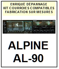 ALPINE-AL90 AL-90-COURROIES-COMPATIBLES