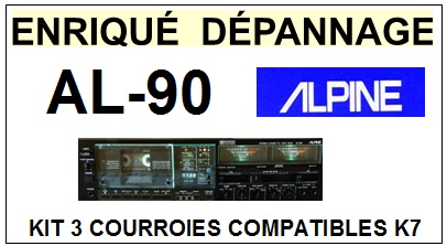 ALPINE-AL90 AL-90-COURROIES-COMPATIBLES