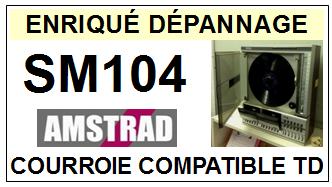 AMSTRAD-SM104-COURROIES-ET-KITS-COURROIES-COMPATIBLES