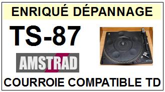 AMSTRAD-TS87 TS-87-COURROIES-ET-KITS-COURROIES-COMPATIBLES