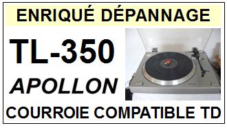 APOLLON-TL350 TL-350-COURROIES-COMPATIBLES