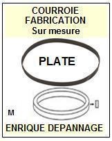 ASTON ES3X1 STEREO INTEGRATED SYSTEM <br>Courroie plate d\'entrainement Tourne-disques (<b>flat belt</b>)<small> 2016-02</small>