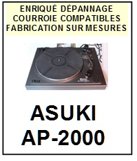 ASUKI-AP2000 AP-2000-COURROIES-ET-KITS-COURROIES-COMPATIBLES