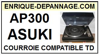 ASUKI-AP300-COURROIES-ET-KITS-COURROIES-COMPATIBLES