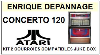 ATARI-CONCERTO 120-COURROIES-ET-KITS-COURROIES-COMPATIBLES