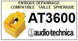 AUDIO TECHNICA-AT3600-POINTES-DE-LECTURE-DIAMANTS-SAPHIRS-COMPATIBLES