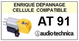 AUDIO TECHNICA<br> AT91  Cellule diamant Sphrique (<B>cartridge</B>)<small> 2016-05</small>