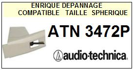 AUDIO TECHNICA ATN3472P ATN-3472P Pointe Diamant sphrique <small>13-08</small>