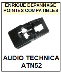 AUDIO TECHNICA-ATN52-POINTES-DE-LECTURE-DIAMANTS-SAPHIRS-COMPATIBLES