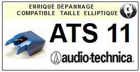 AUDIO TECHNICA-ATS11-POINTES-DE-LECTURE-DIAMANTS-SAPHIRS-COMPATIBLES