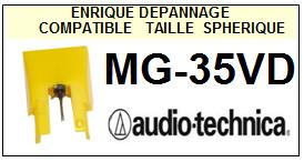 AUDIO TECHNICA-MG35VD MG-35VD-POINTES-DE-LECTURE-DIAMANTS-SAPHIRS-COMPATIBLES