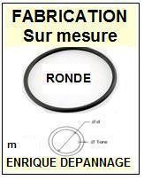 AUDIOMECA ROMANCE pierre Lurn <br>Courroie d\'entrainement pour tourne-disques (round belt)<small> 2015-11</small>