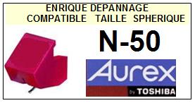 AUREX-N50C N-50C-POINTES-DE-LECTURE-DIAMANTS-SAPHIRS-COMPATIBLES