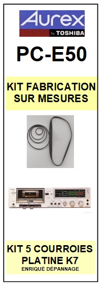 AUREX-PCE50 PC-E50-COURROIES-ET-KITS-COURROIES-COMPATIBLES